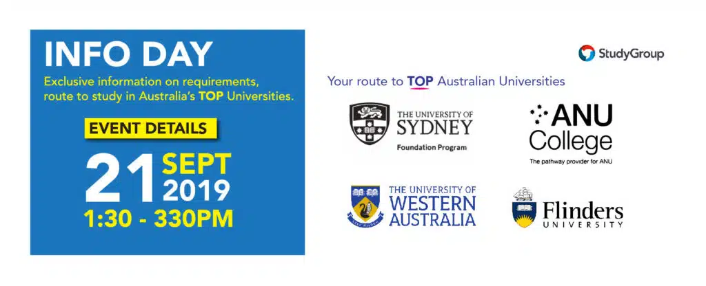 INFO DAY - KULIAH DI TOP UNIVERSITAS AUSTRALIA.
- Education Republic Homepage Web Studygroup 01 - Education Republic