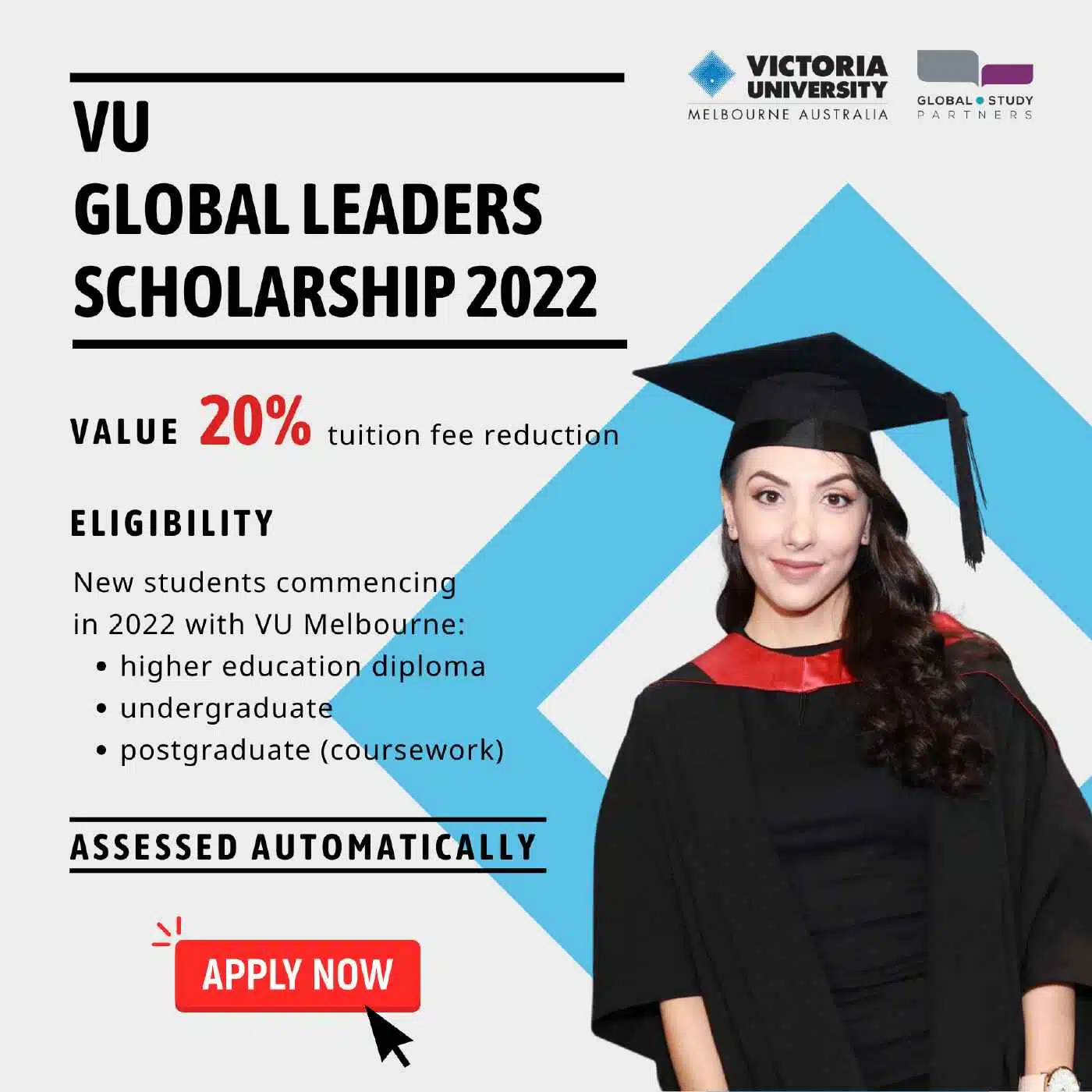 Beasiswa Kuliah Victoria University, Australia Tahun 2023 - Education Republic Global Leaders - Education Republic