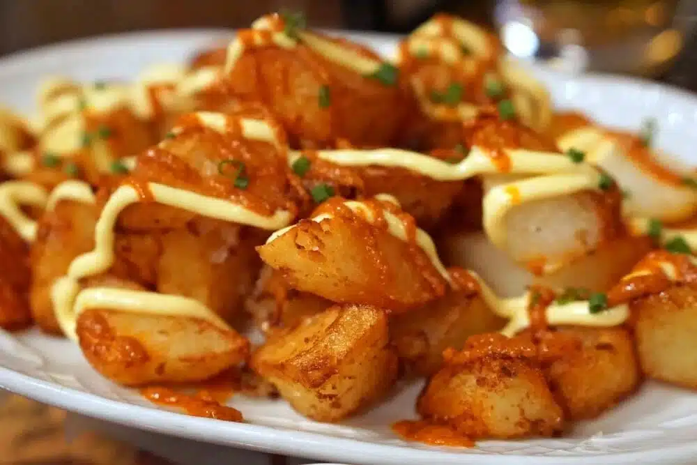Top 10 Makanan Khas Spanyol yang Wajib Kamu Coba - Education Republic Patatas Bravas - Education Republic