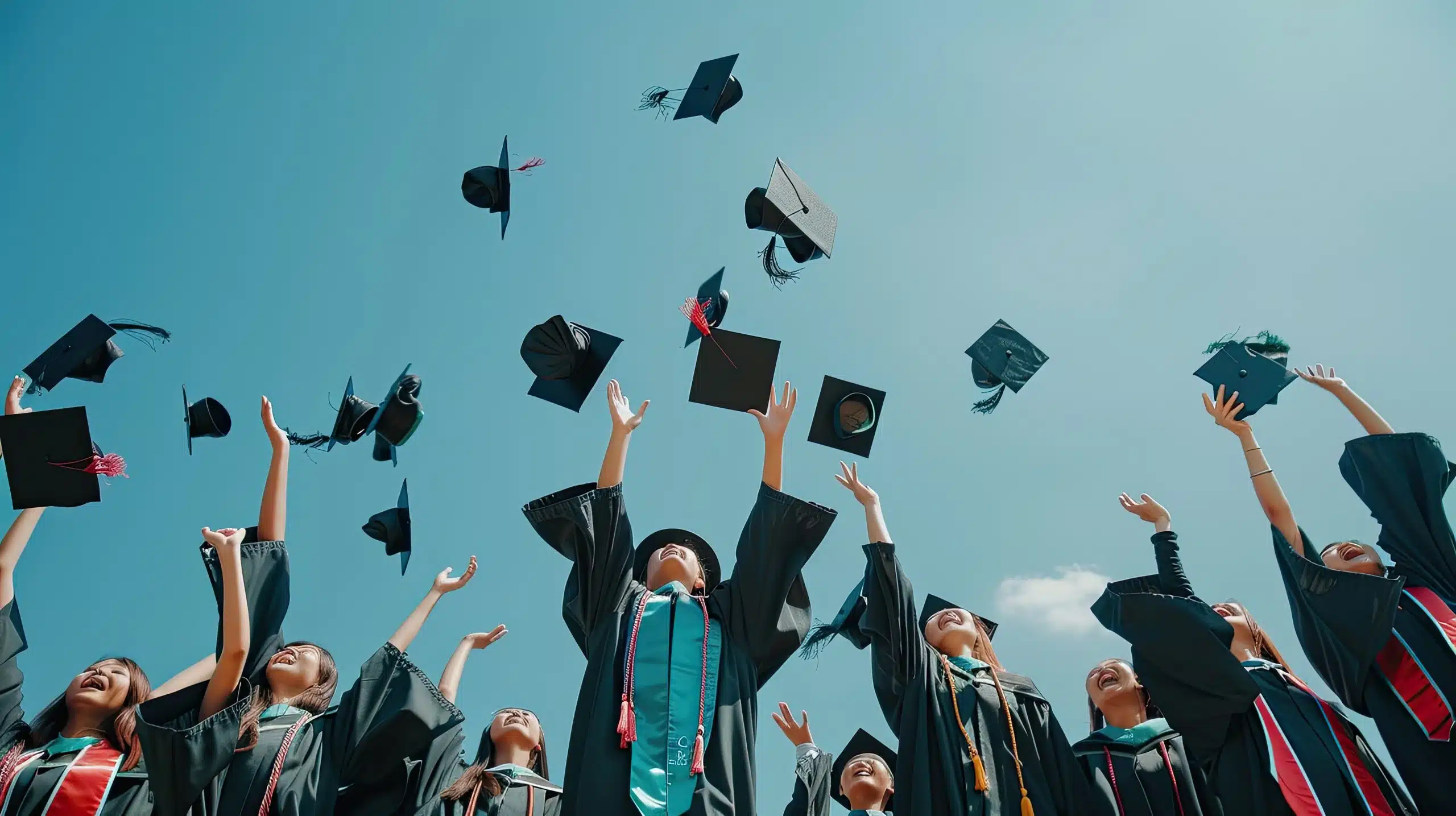 Kuliah di Newcastle UK? Banyak Beasiswa Yang Bisa Kamu Dapatkan! - Education Republic Proud Graduation Moment Ai Generative Scaled - Education Republic