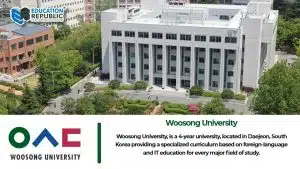 Woosong University: Rankings, Fees & Courses Details 2025–2026 - Education Republic About Woosong University Campus Daejeon Korea - Education Republic
