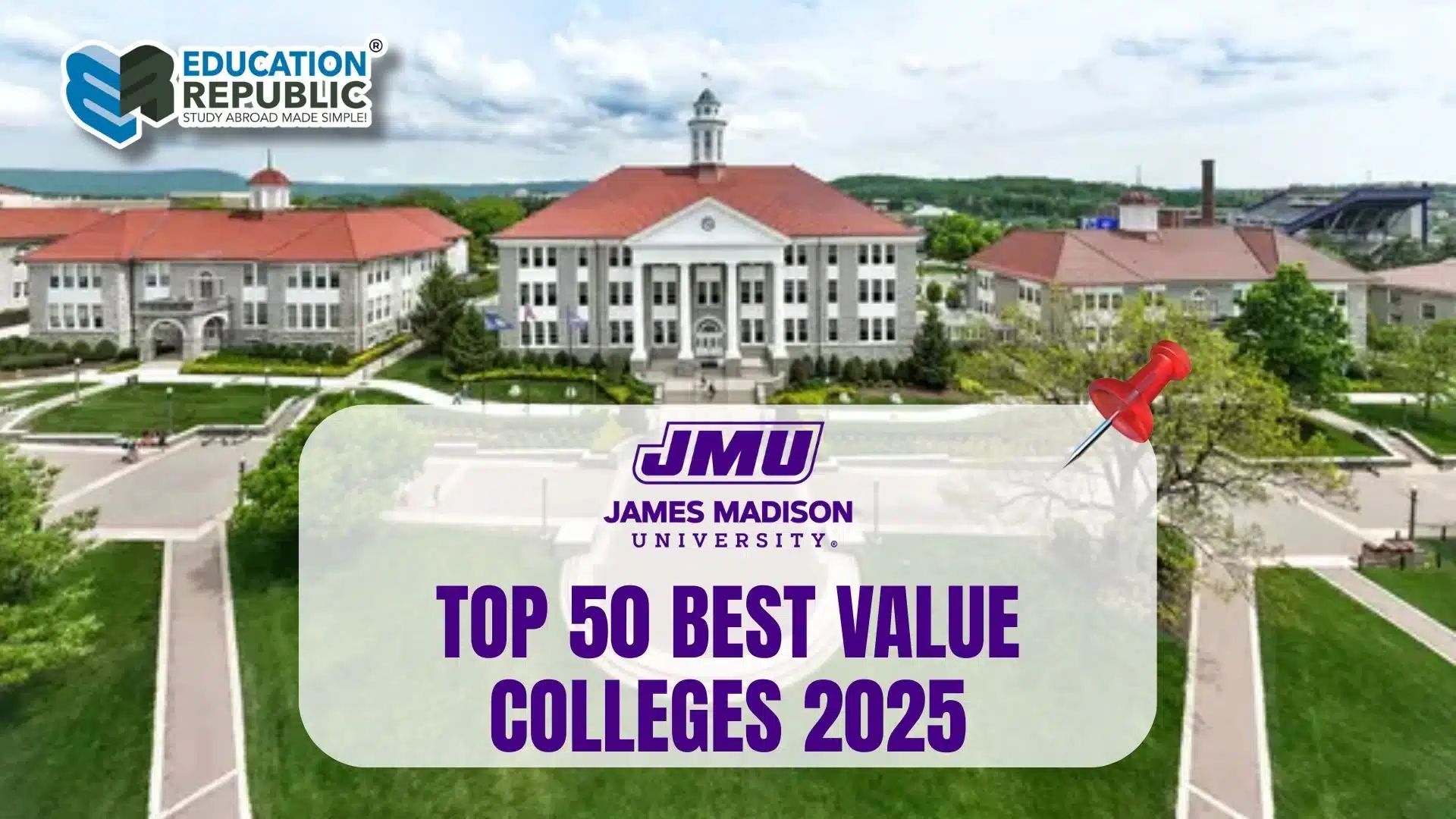 Kampus Utama James Madison University Di Harrisonburg Virginia - Education Republic
