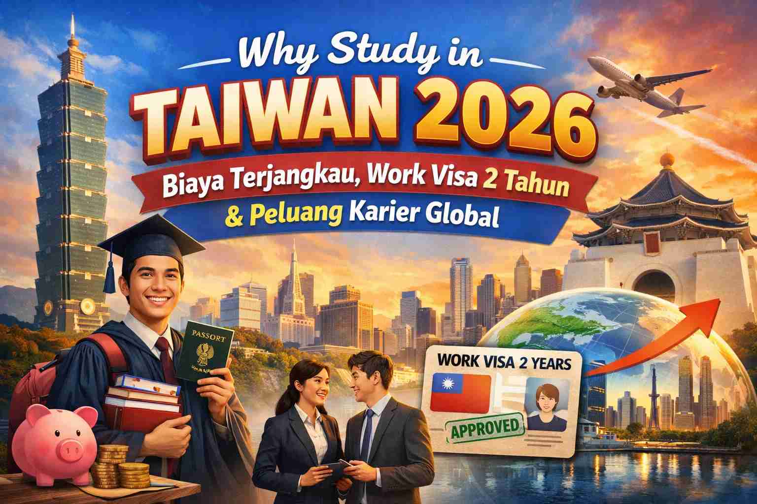 Study In Taiwan 2026 Biaya Terjangkau Work Visa 2 Tahun Career Global Education Republic - Education Republic