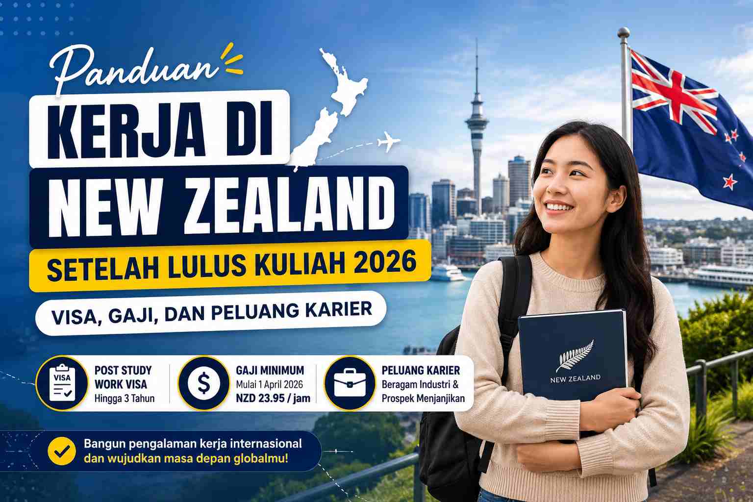 Panduan Kerja Di New Zealand Setelah Lulus Kuliah 2026 Visa Gaji Peluang Karier Education Republic - Education Republic