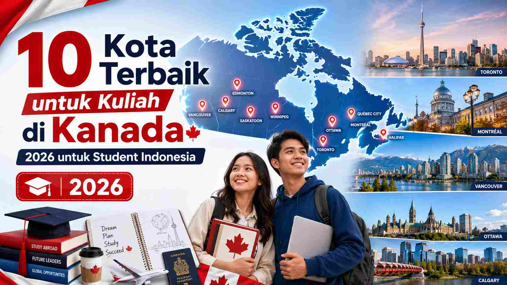 10 Kota Terbaik Untuk Kuliah Di Kanada 2026 Untuk Student Indonesia Education Republic - Education Republic