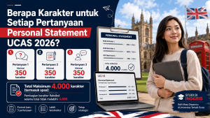 Format Personal Statement UCAS 2027 Berubah: Cara Menjawab 3 Pertanyaan Baru - Education Republic Jumlah Karakter Untuk Setiap Pertanyaan Personal Statement Ucas 2026 Dengan Minimal 350 Karakter Per Jawaban Dan Total Maksimum 4000 Karakter