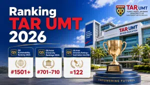 TAR UMT 2026: Why Choose TAR UMT, Biaya & Jurusan - Education Republic Ranking Tar Umt 2026 Qs Asia University Rankings Education Republic - Education Republic
