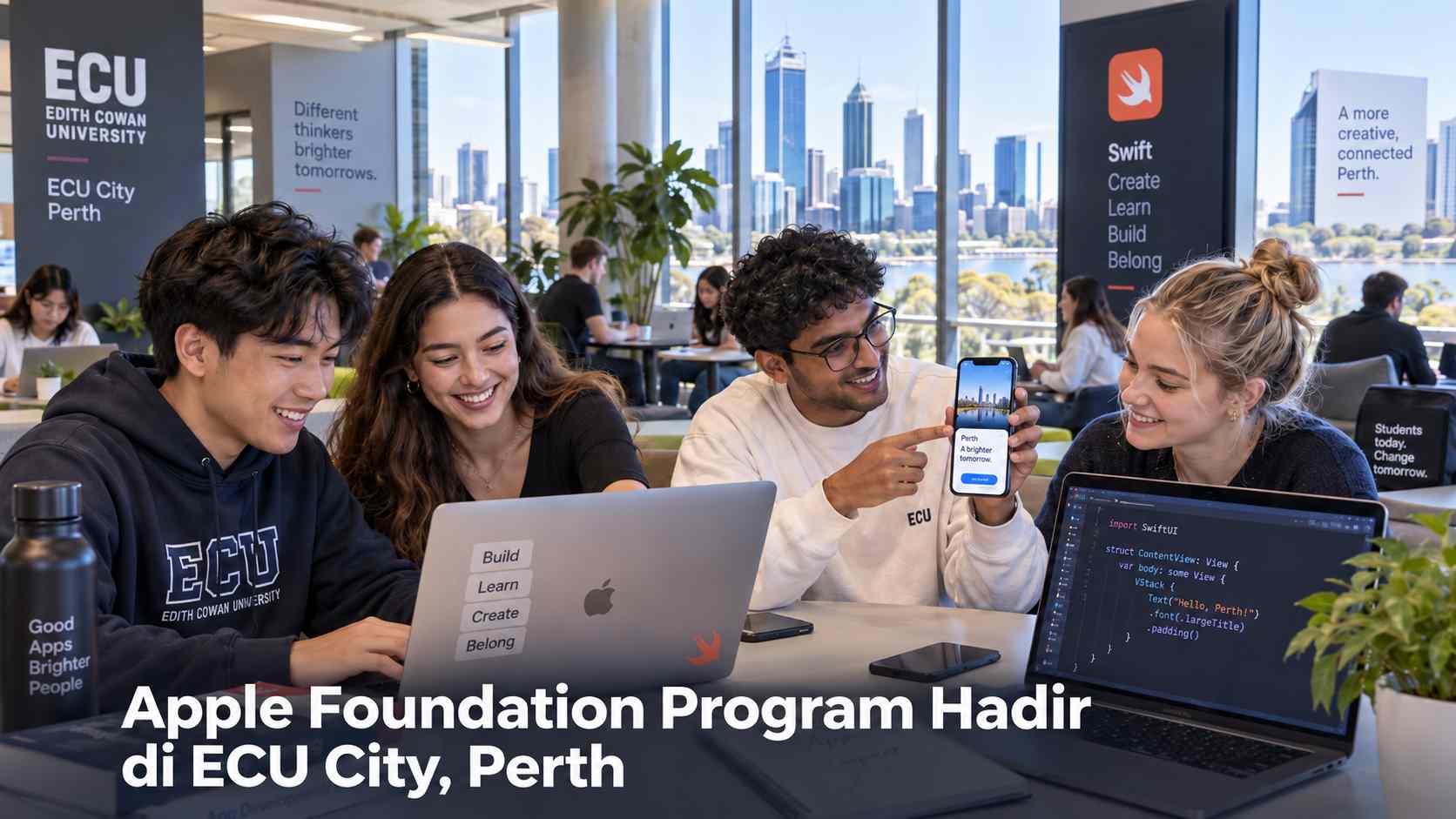 Apple Foundation Program Ecu City Perth Belajar Swift Xcode Dan App Development Dengan Ai - Education Republic