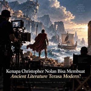 The Odyssey Bikin Gen Z Balik Belajar Mitologi Yunani? Ini “Nolan Effect” yang Lagi Terjadi - Education Republic Produksi Film Bergaya The Odyssey Dengan Kamera Sinema, Kapal Yunani Dan Dunia Mitologi Yang Menggambarkan Adaptasi Christopher Nolan