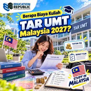 Biaya Kuliah TAR UMT Malaysia 2027: Panduan Lengkap & Tips Hemat - Education Republic Biaya Kuliah Tar Umt Malaysia 2027 Dengan Ilustrasi Mahasiswa Menghitung Tuition Fee, Kalkulator, Uang Ringgit, Dan Perencanaan Anggaran Pendidikan.