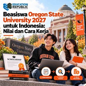 Beasiswa Oregon State University 2027 Untuk Mahasiswa Indonesia, Membahas Nilai Beasiswa, Persyaratan, Proses Seleksi, Dan Cara Kerja Scholarship Bersama Education Republic.